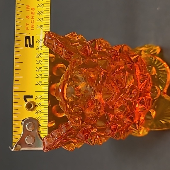 Vintage Footed Fenton Hobnail Toothpick Holder - Picture 9 of 16